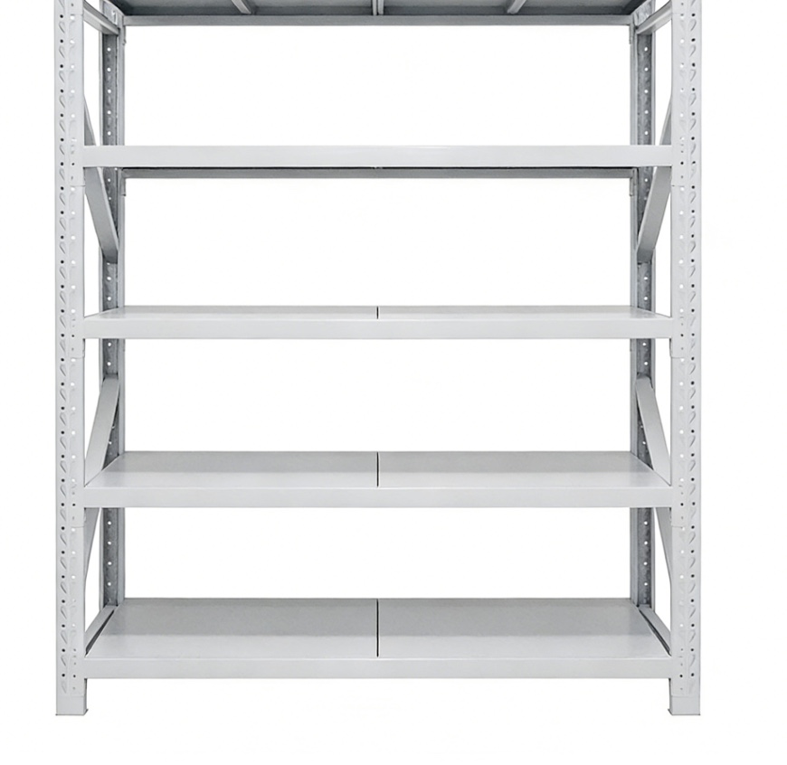Garage Shelves Industrial Metal Shelving Stack Rack Medium Duty Steel Shelving Boltless Racking Shelves Warehouse Storage Rack