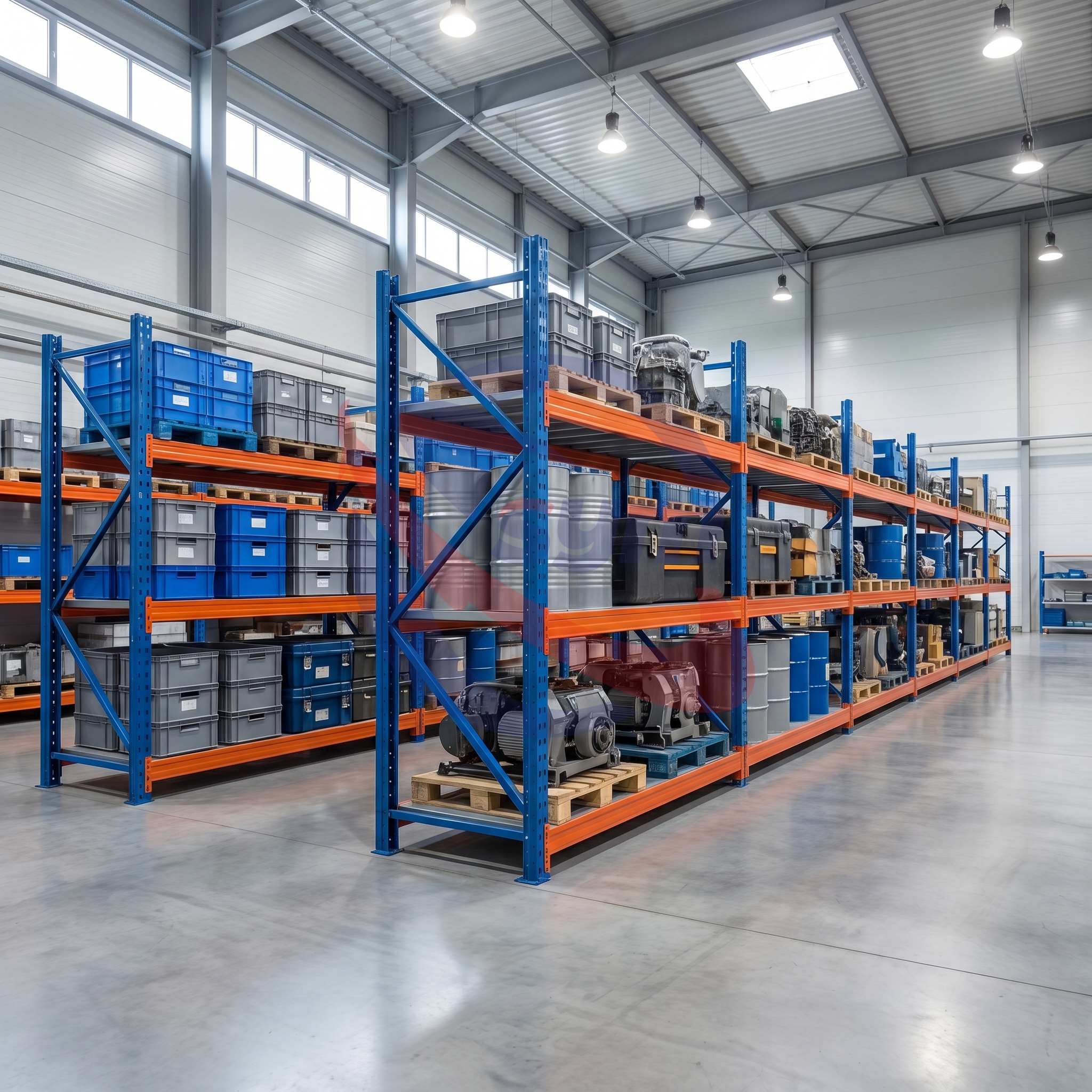 Industrial Shelving Rack Heavy Duty Storage Shelves Metal Shelving Unit for Large Logistics Warehouse Center