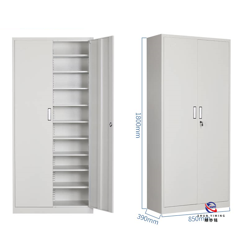 Heavy Duty Steel Filing Cabinet for Hospital Medical Record Storage Metal Office Cupboard with Lock Factory Sale