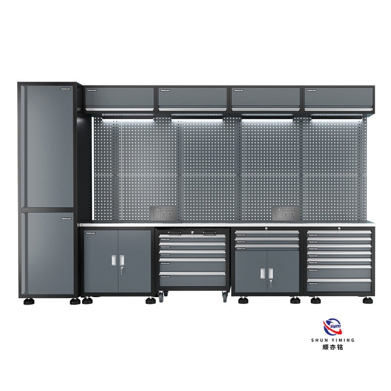 High Loading Capacity Steel Workstation, Combined Tool Station with Anti-static Surface for Electronic Lab