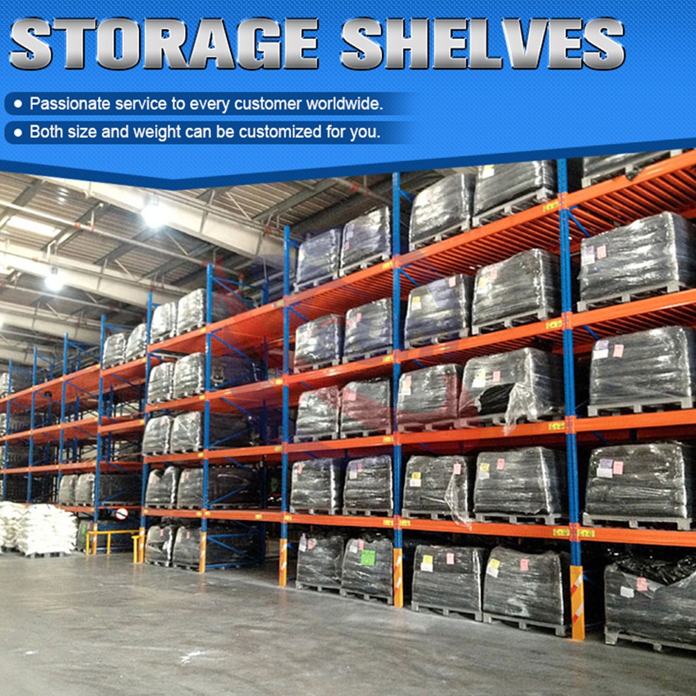 Heavy Duty Storage Shelves Metal Shelving Unit Industrial Shelving Rack for Bulk Cargo Storage Solution