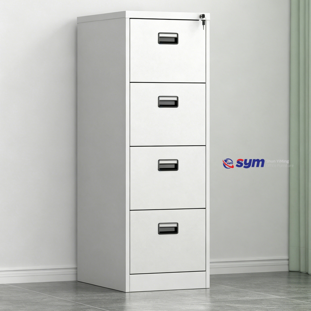 Industrial Style Steel Lateral File Cabinet, Decorative Metal Document Cupboard for Architectural Studio Loft Use