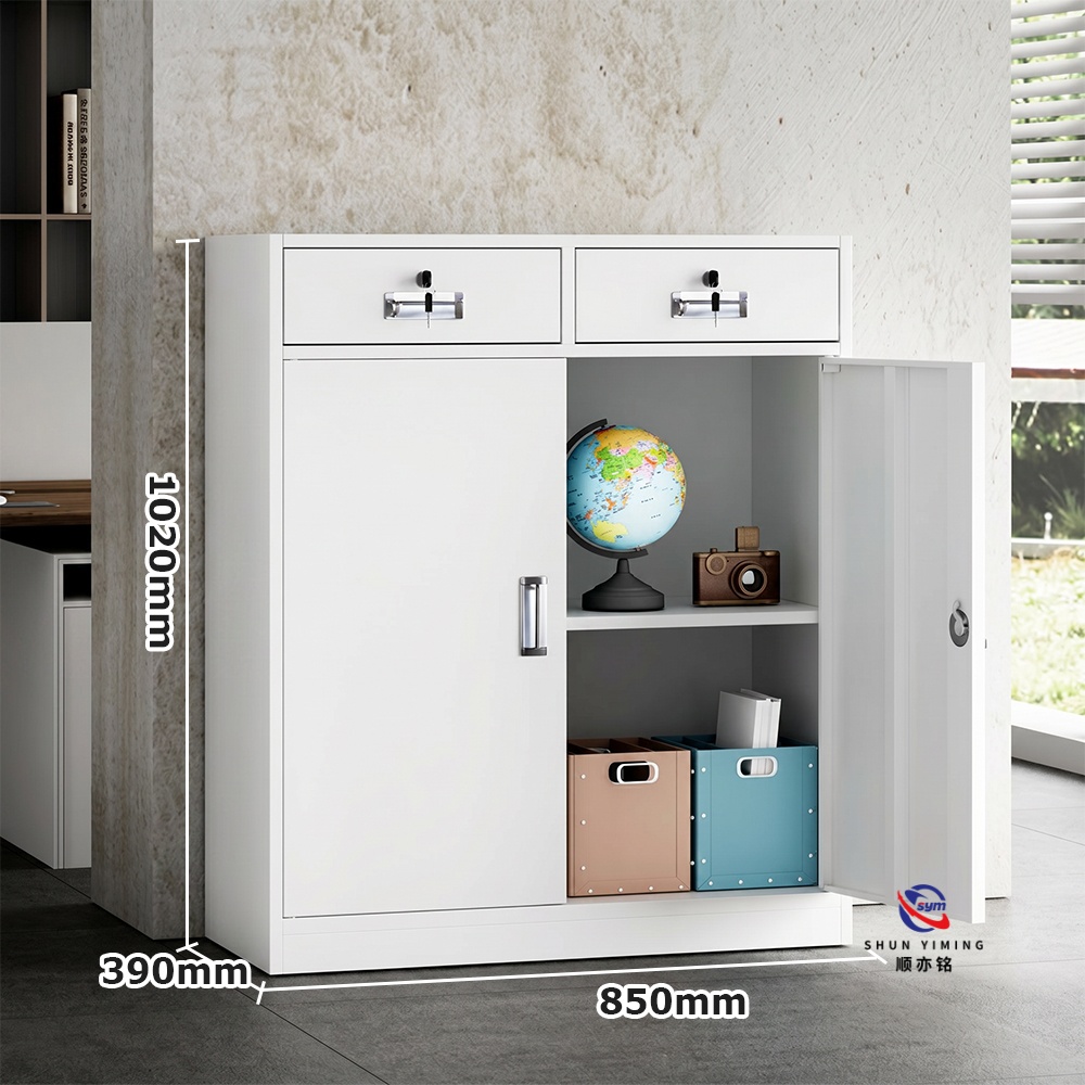 Luxury Steel Filing Cabinet with Digital Lock 3 Drawer Lateral Metal Storage Cupboard for Executive Office Room