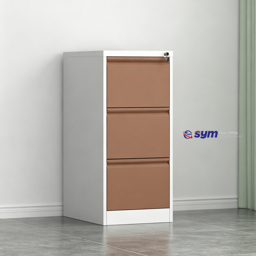 0.7mm Thickness Steel Lateral File Cabinet, Heavy Duty Metal Office Document Cupboard with Seamless Welding Tech