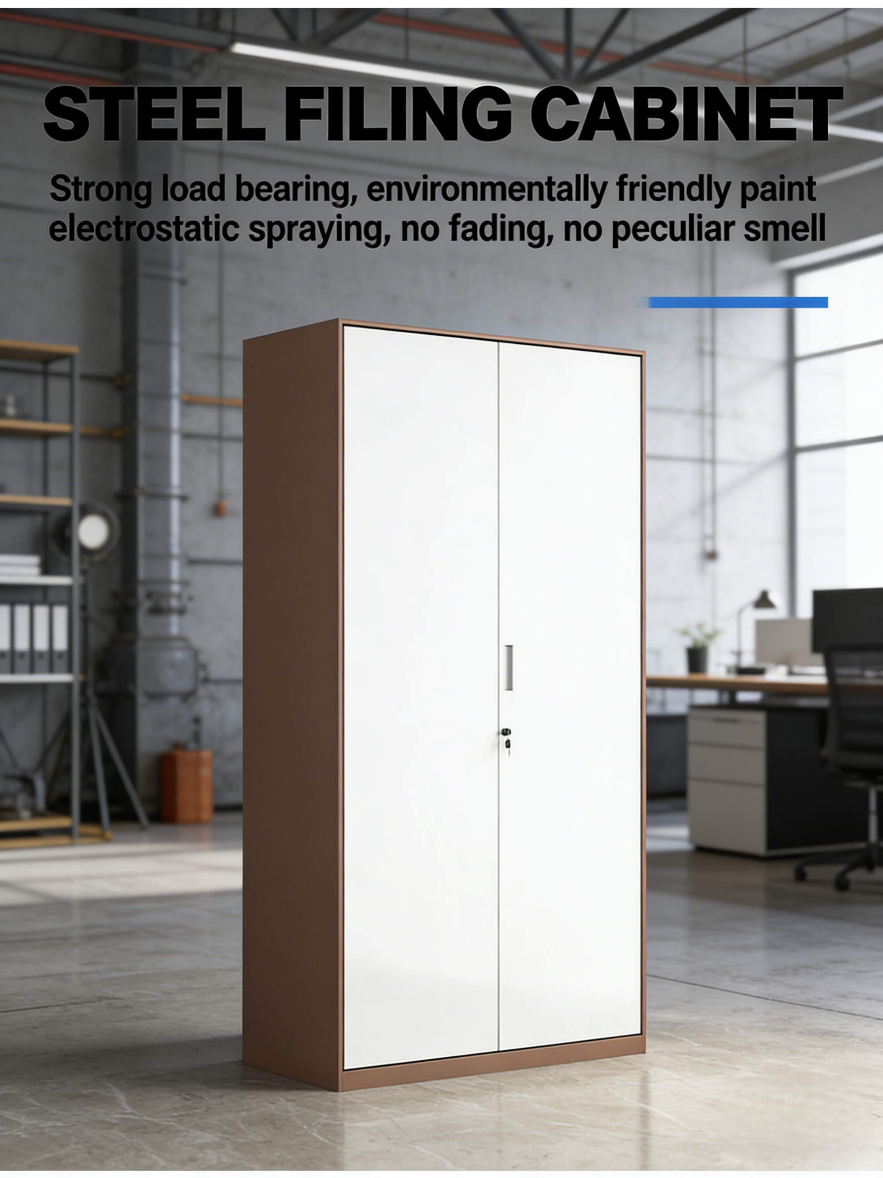 Modern Mobile Steel Pedestal Office Cabinet Lockable Small Size File Cabinet for Home Office Bedroom or Map Storage