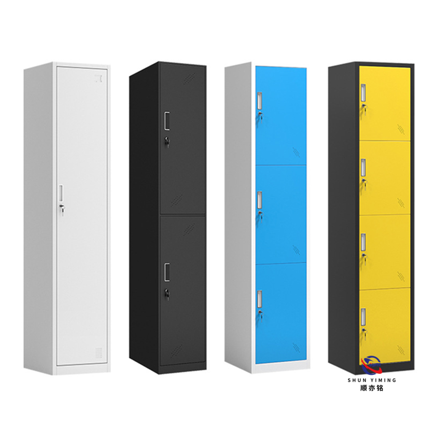Secure Steel Locker with Digital Electronic Lock, Intelligent Metal Wardrobe for Smart Office & Workplace