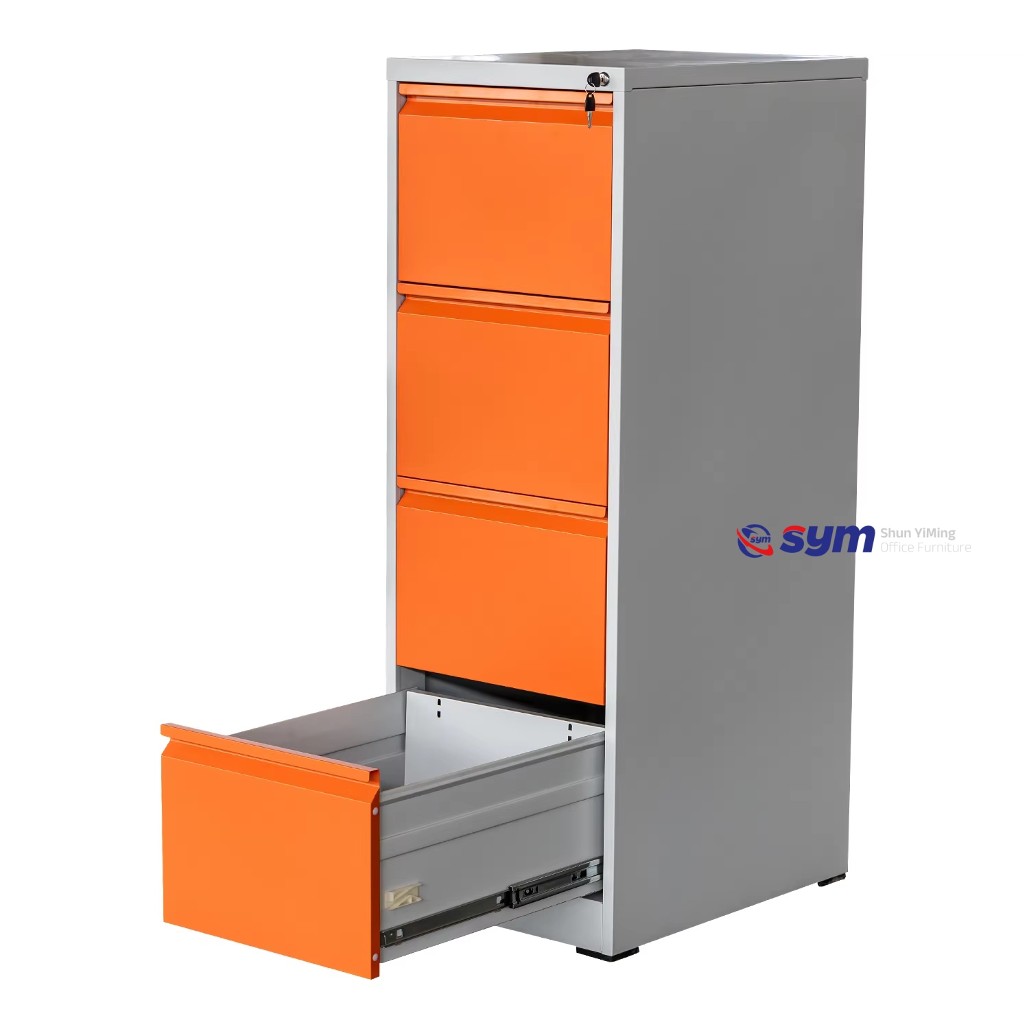 Keyless Access Steel Lateral File Cabinet, Intelligent Metal Document Storage Cabinet for High Security Lab Use