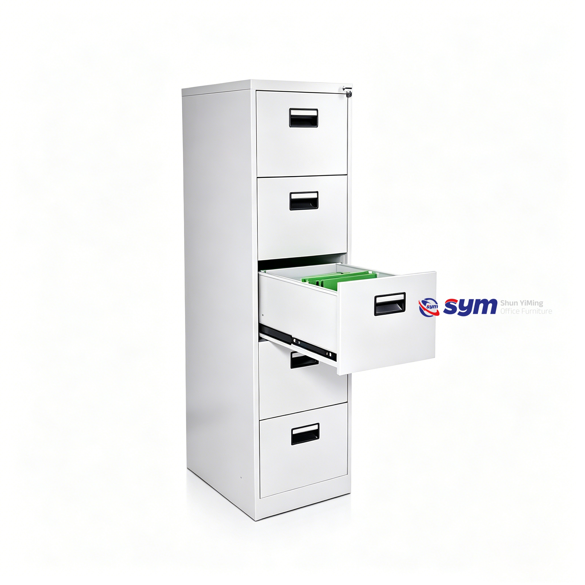 Digital Combination Lock Steel Lateral File Cabinet, Metal Document Storage Unit for Top Secret Legal Paper File