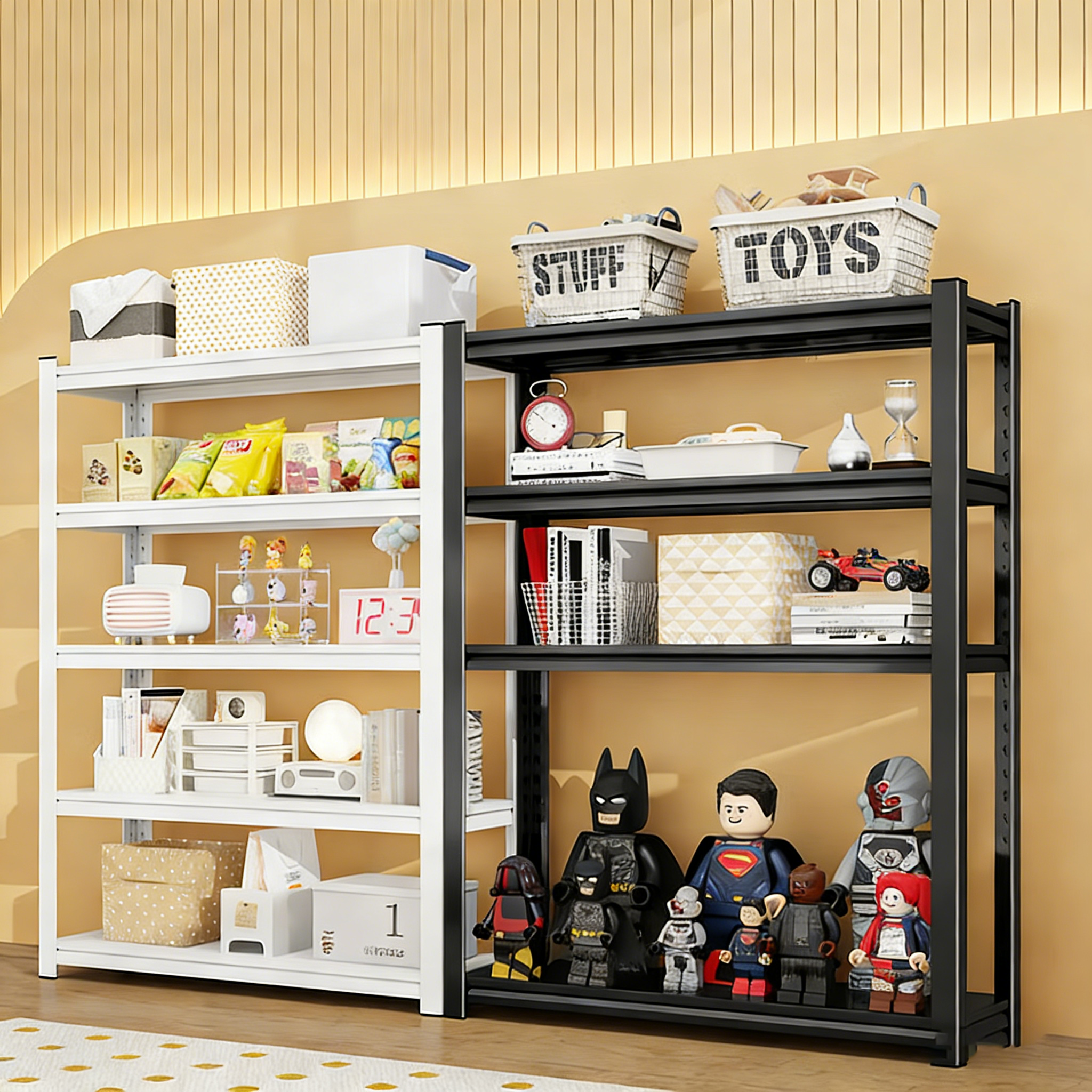 5 Layers Estantes Metalicos Bolted/Boltless Cold Rolled Steel Storage Shelf Rack for Garage Wearhouse