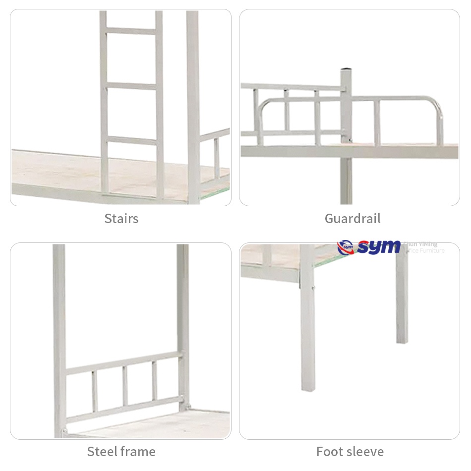 Space Efficient Steel Metal Bed Frame, High Platform Bed Base with Large Storage Room Underneath for Small Room