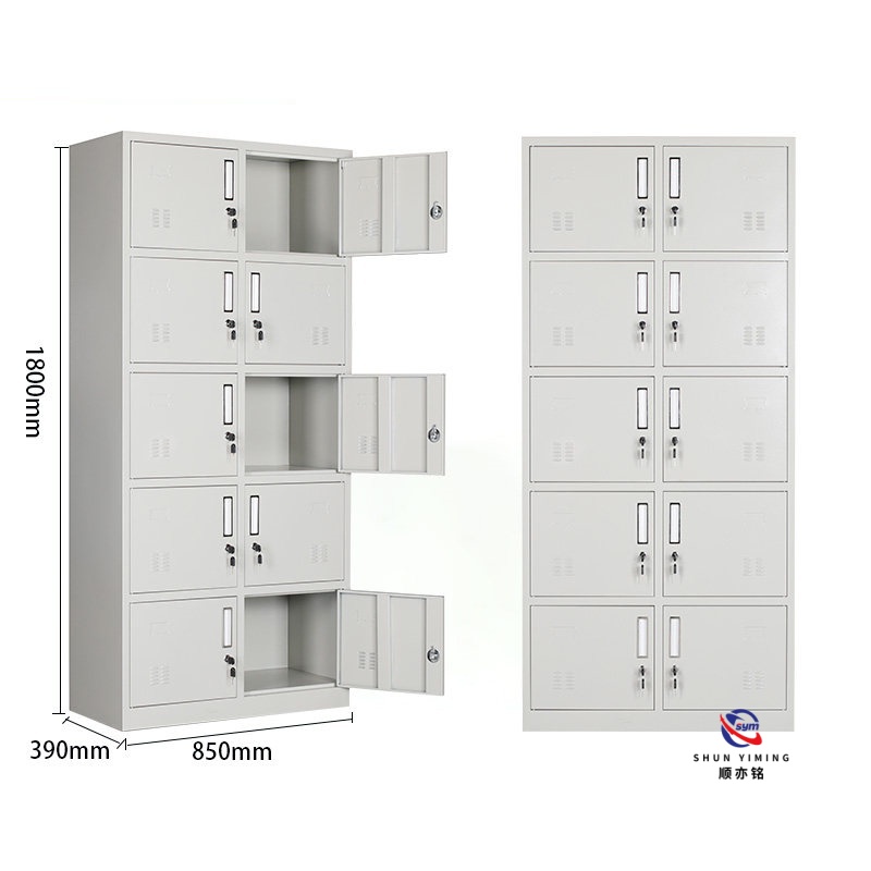 Bank Use High Security Steel Filing Cabinet Metal Storage Locker with Key Lock for Important Documents