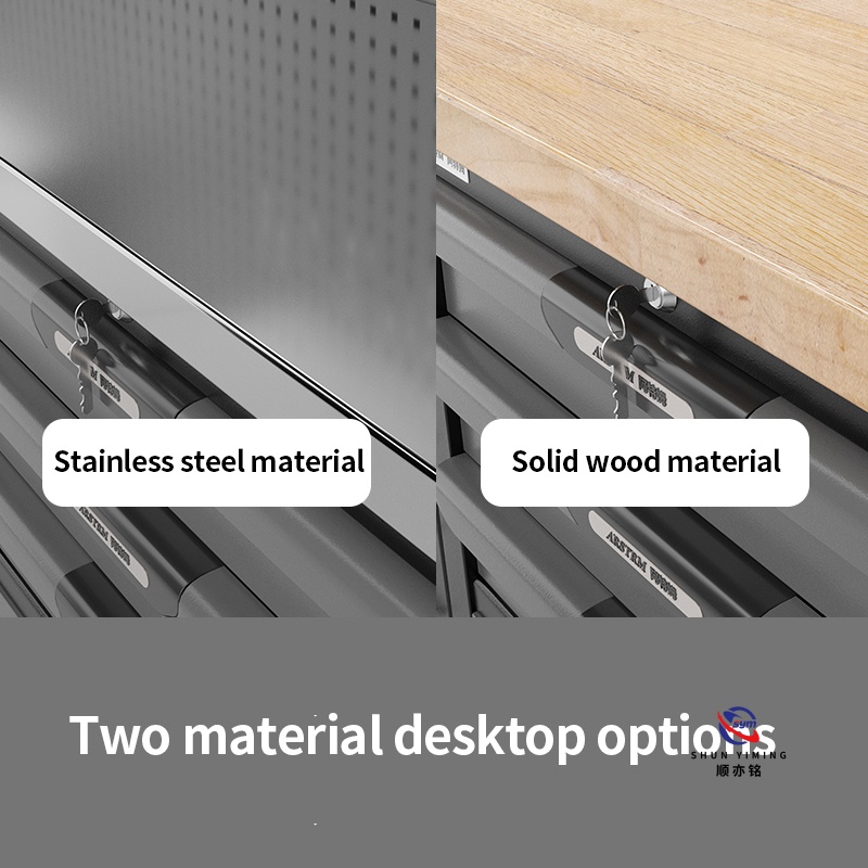 Professional Combined Steel Workstation, Modular Tool Station with Large Work Surface & Pegboard Organizer