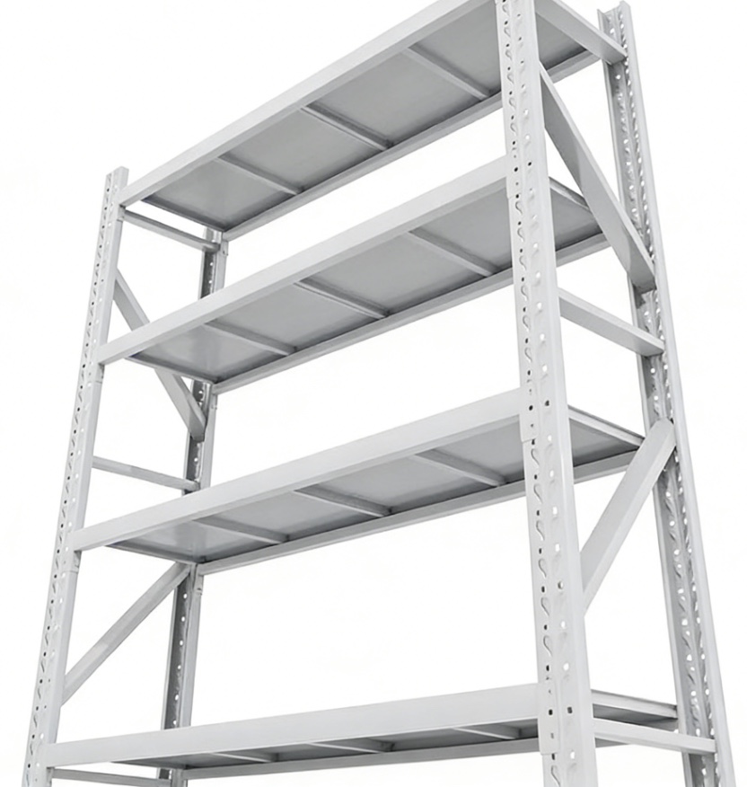 Low Price Racking Adjustable Metal Boltless Shelf and Racks Warehouse Storage Medium Duty Metal Rack Shelf