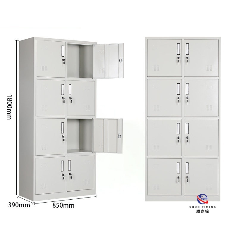 Industrial Style Steel Storage Cabinet Metal Office Cupboard for Workshop and Garage Tools Storage Heavy Duty