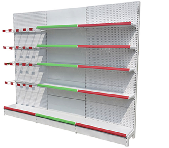 60KG Wholesale Guichang Estantes Layers Black Q235 Steel Light  Metal Shelf Checkout Counter Display