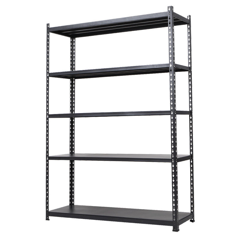 Multi-Layer Angle Steel Display Rack Lightweight Simple Household Wire Shelving Small Combined Shelf for Light Duty Use