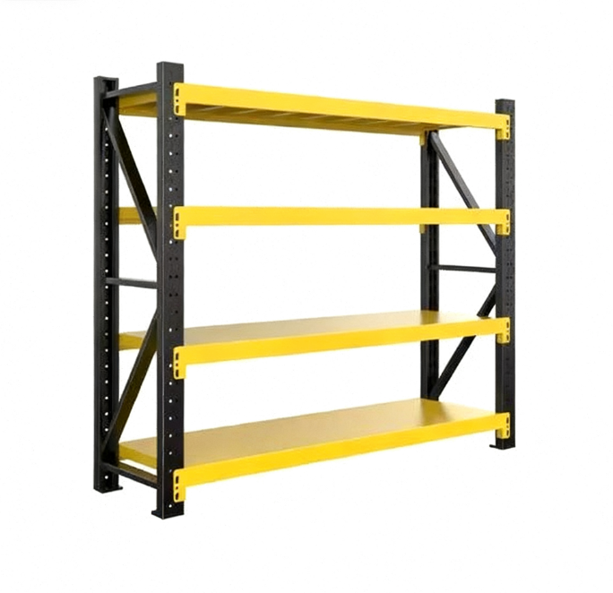 Estantes Metal Warehouse Adjustable Steel Display Stand Industrial Storage Racks Home Supermarket Iron Garage Storage Shelves