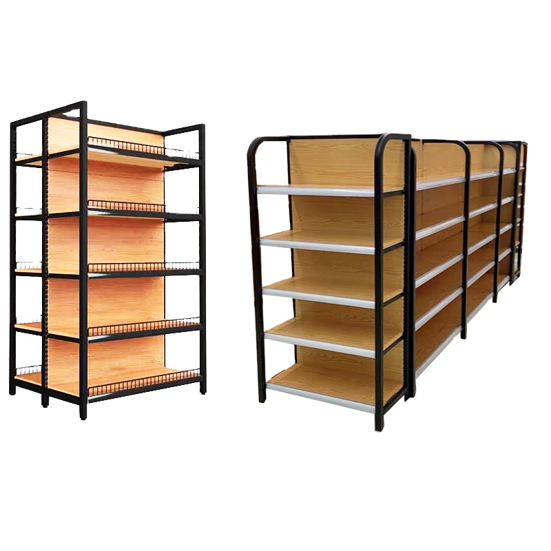 Guichang 2025 Steel Metal Shelves Light Duty Store Grocery Shelves Supermarket Store Display Racks