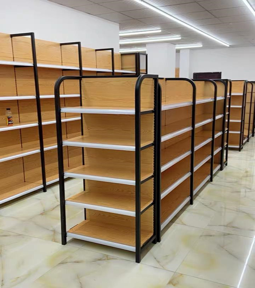 Guichang Four-column Shelf Customized square Arc Different Upright Single-sided Double-sided Shelf for Use