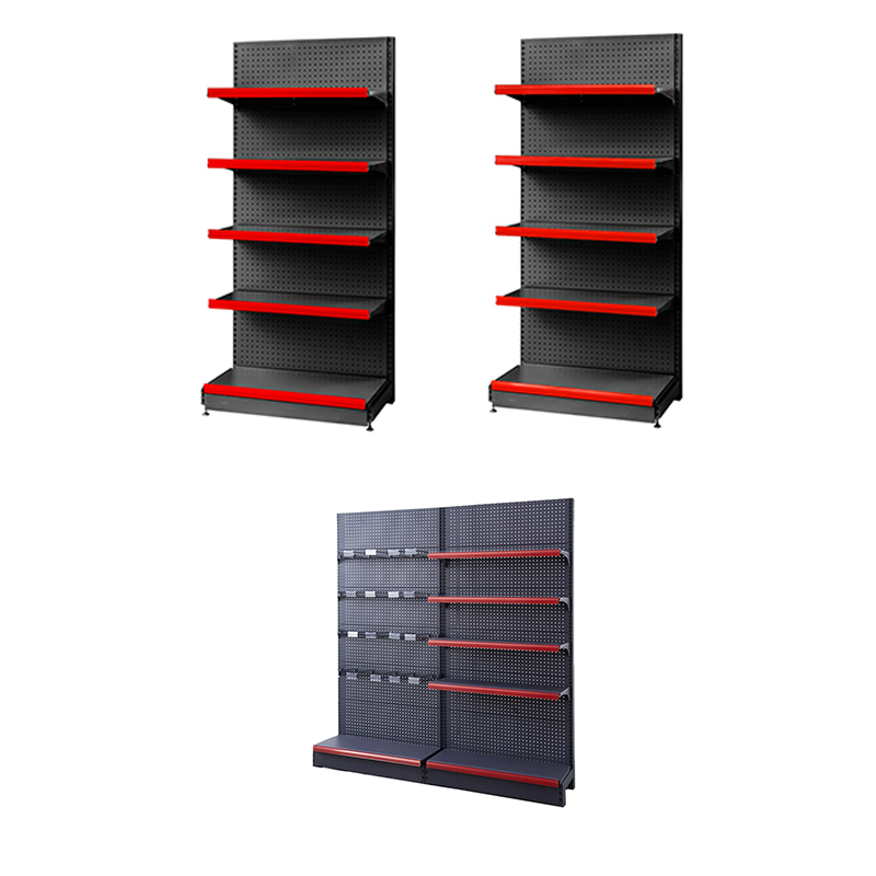 Gui Chang Single Side Wall Supermarket Retail Shelving