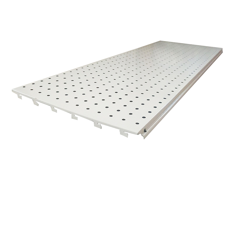 Guichang Metal Supermarket Storage Rack Accessories Perforated Backboard With Hook Use