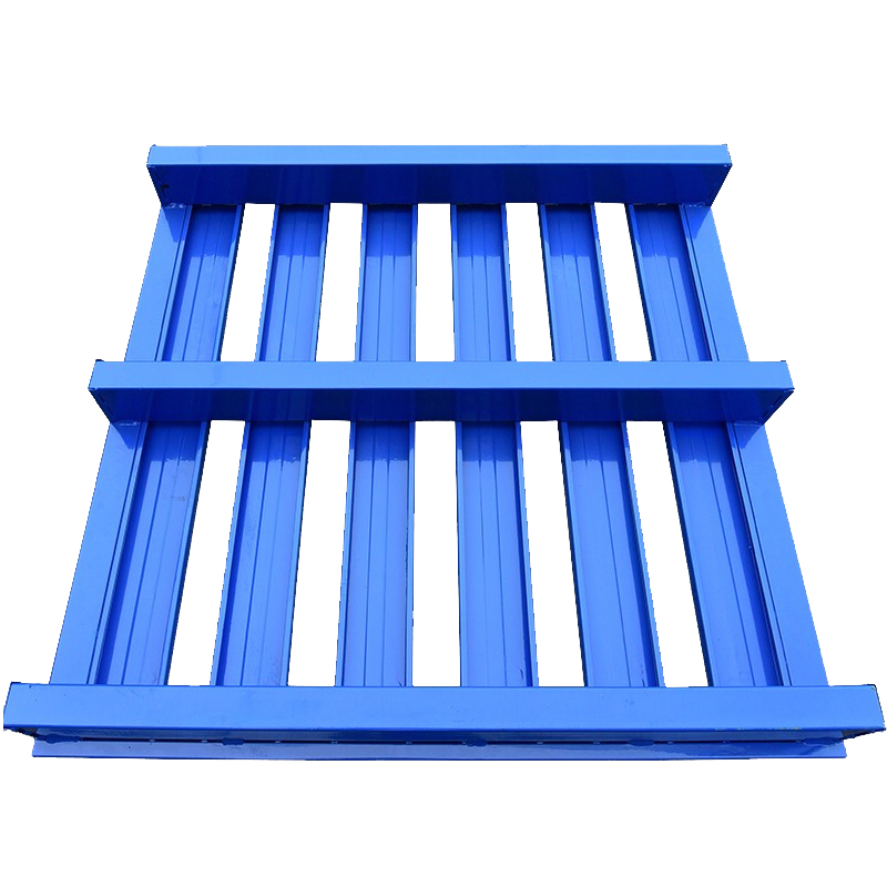 Guichang Custom Warehouse Steel Pallets Heavy Cargo Iron Pallets Iron Pallets Logistics Pads Moisture-proof Plates Forklift Pall
