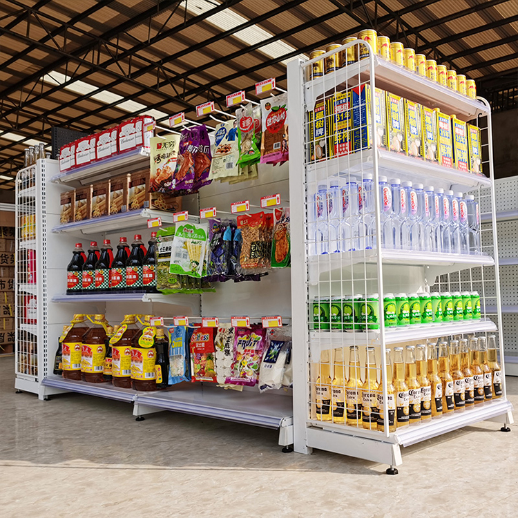 Guichang Supermarket Assembly Shelf Upright Can Be Used with Laminate or Hook Hanging Rod