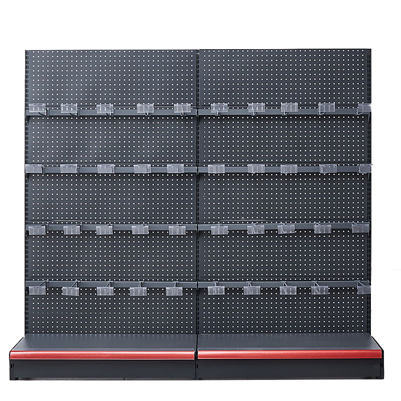 Heavy-Duty Double-Sided Gondola Grocery Rack Metal Iron Pharmacy Supermarket Shelves for Retail Store Home Storage Supermarket
