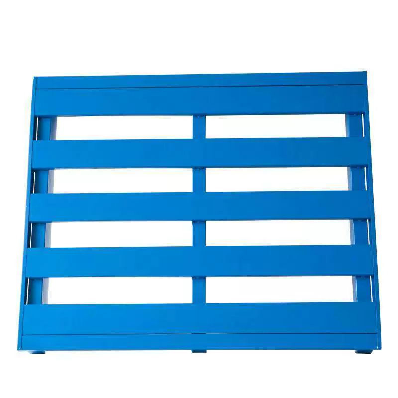 Guichang Steel Rack Logistics Galvanized Forklift Iron Pallet Iron Pallet Warehouse Turnover Four-in Fork Iron Pallet