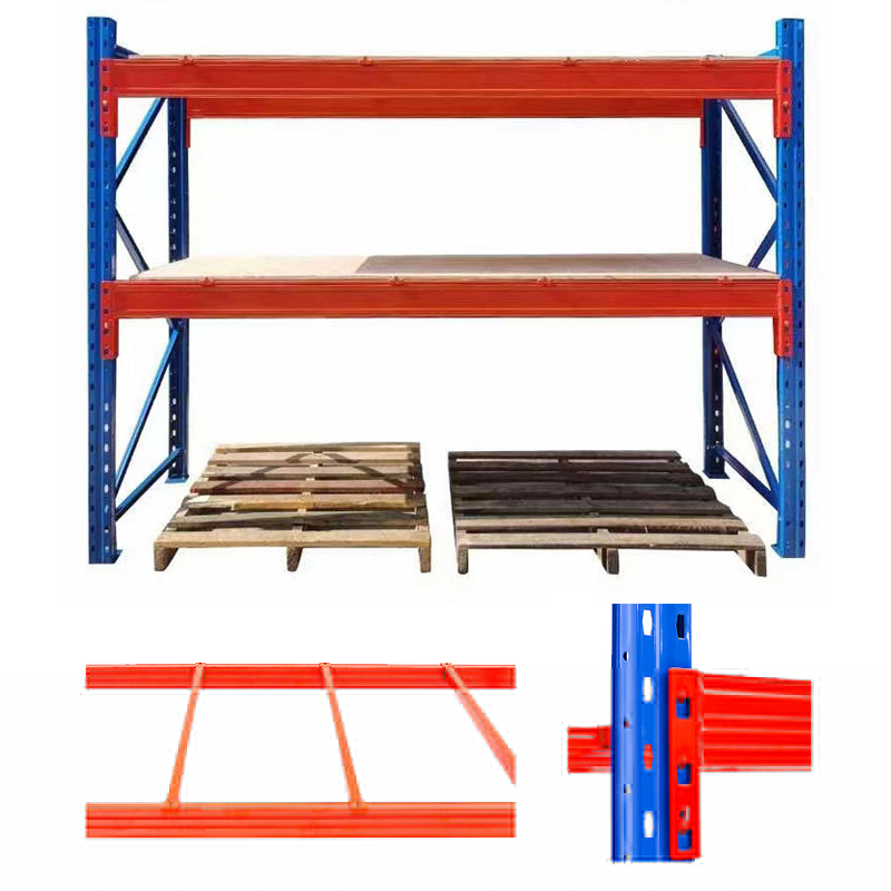 1000KG Heavy Duty Steel Platforms  High Capacity Heavy Duty Warehouse Storage Pallet Racking for Logistics