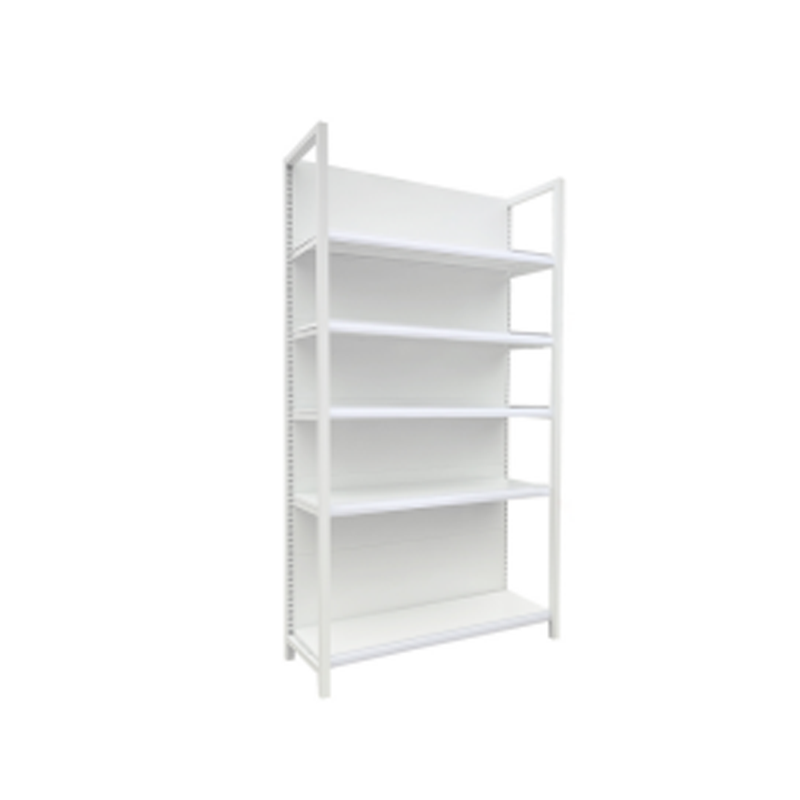 Gui Chang 40-80KG Yellow Wood Grain Display Rack, Supermarket Gondola, Pharmacy Display Shelf