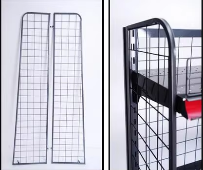 Guichang Shelf Side Mesh Supermarket Shelf End Frame Side Hanging Metal Mesh Single and Double Sided