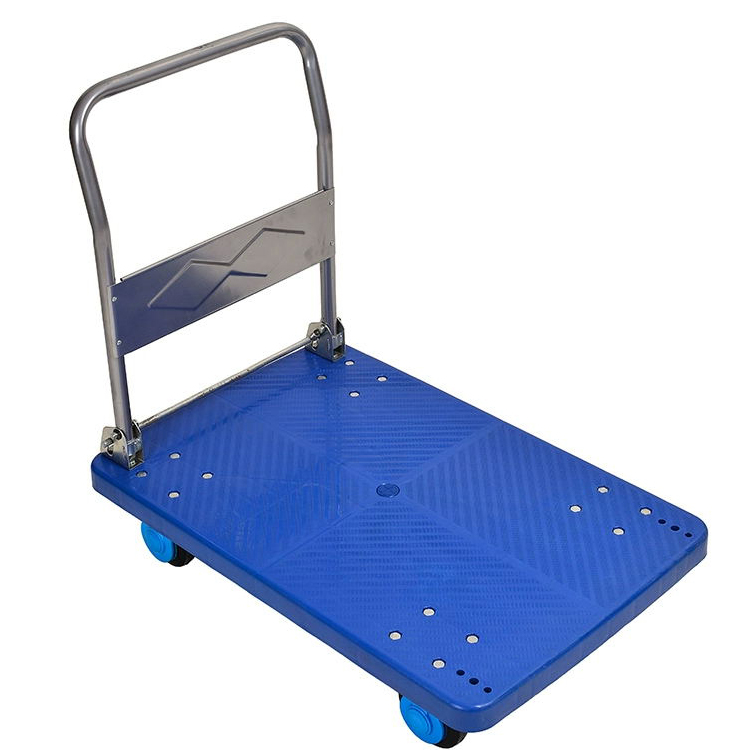 Guichang Plastic Flat Trolleysilent Trailerload Warehousehand Picking Truckfolding Truck