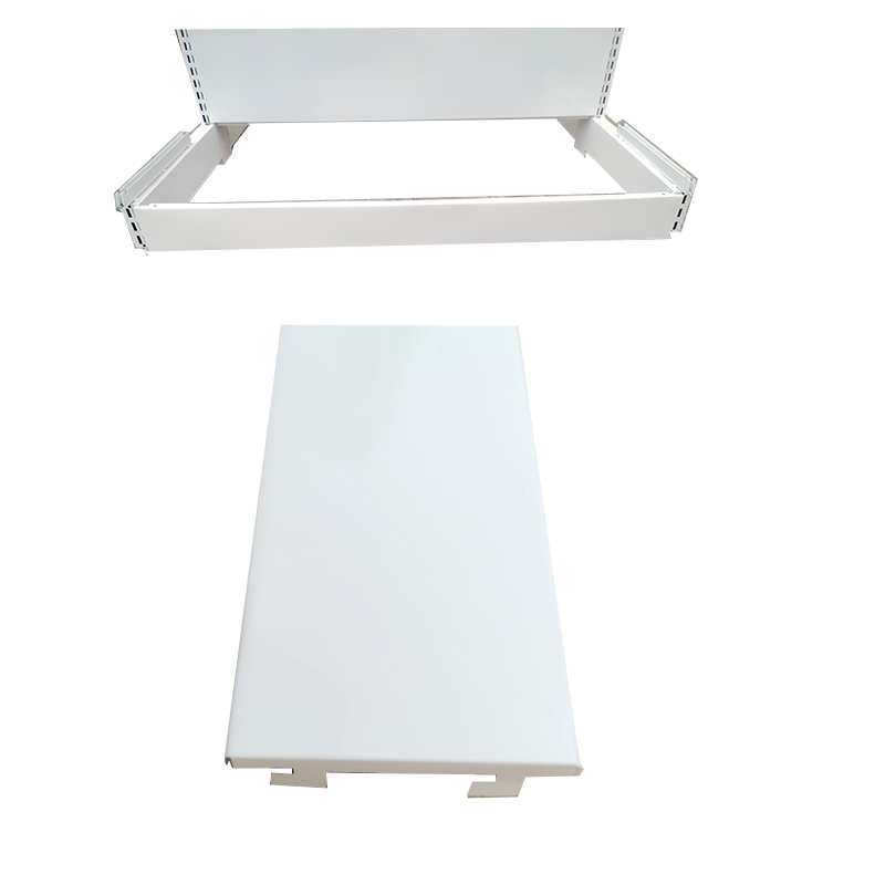 Guichang Supermarket  Metal Material Accessories Can Be Customized Thickness Bottom Cover Plate for Supermarket Shelf