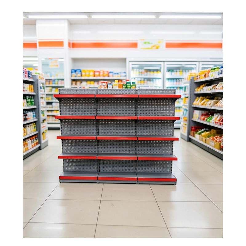 Gui Chang  Double-sided  Single Grocery Store Shelving Light Duty Sided Gondola Shelving Retail Grocery Store Display Rack
