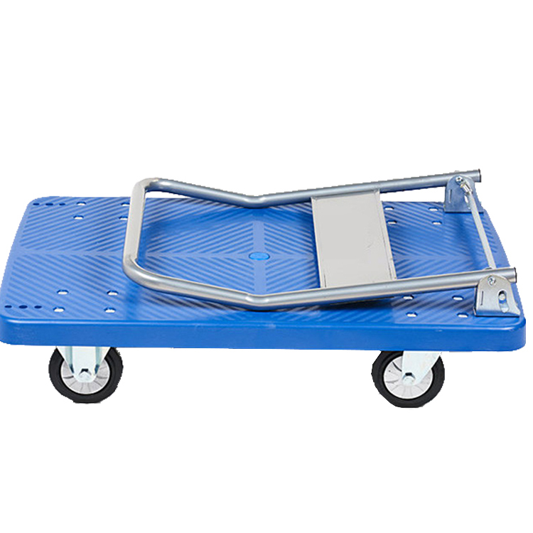 Guichang Small Carts Flatbed Trucks Push Trucks Pull Carts Silent Folding Trolleys Cargo Carriers Household Trailers Pull Trucks