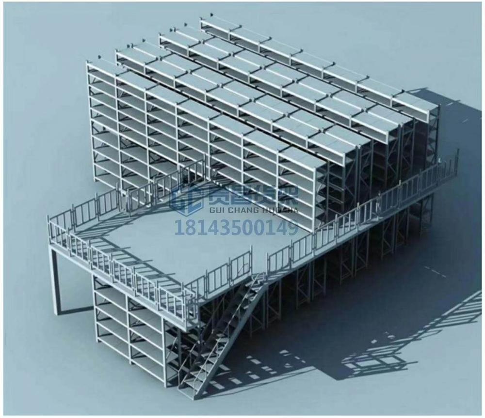 Adjustable Warehouse Steel Mezzanine Heavy Duty Shelf Rack Customized Storage Tire Rack