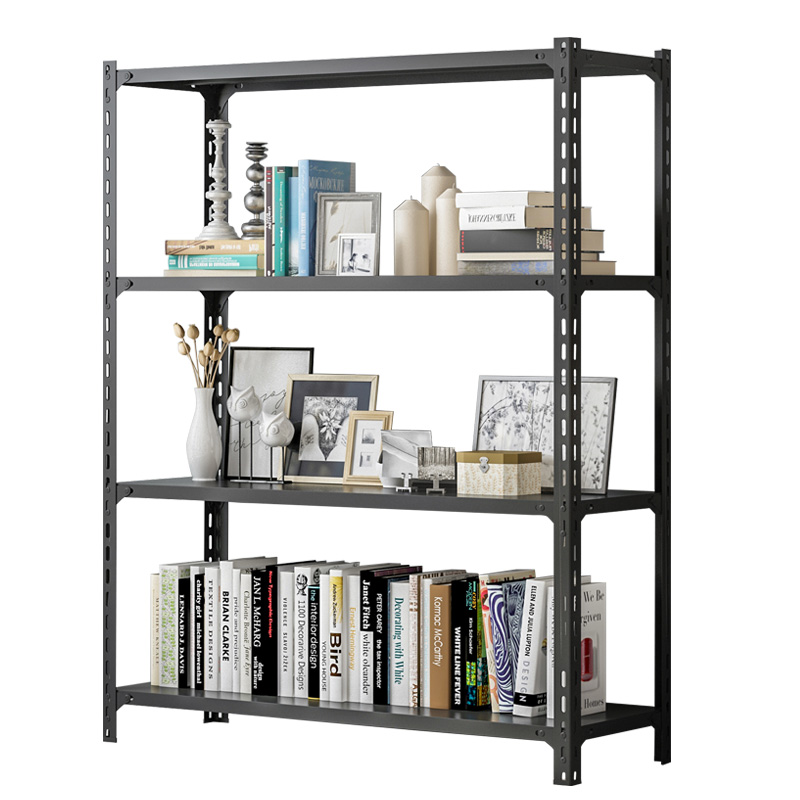 Guichang Warehouse Storage Angle Steel Household Shelf Kitchen Balcony Multi-layer Iron Shelf Rack Display Supermarket Shoe Rack