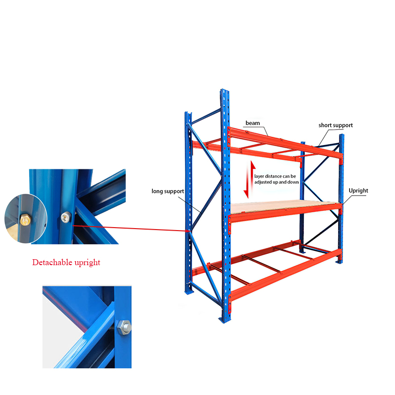 Gui Chang 2500KG  Custom Industrial Heavy Steel Storage Racks Warehouse Pallet Shelving Manufacturer