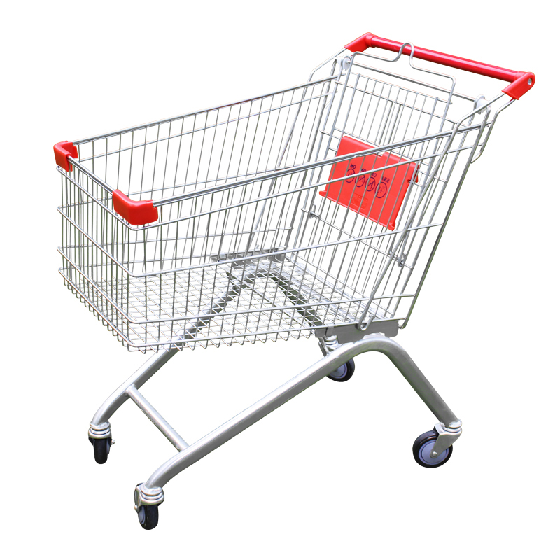 Supermarket Shopping Cart Trolley Convenience Store Store European Style Cart Shopping Mall Metal Management Truck Big Trolley