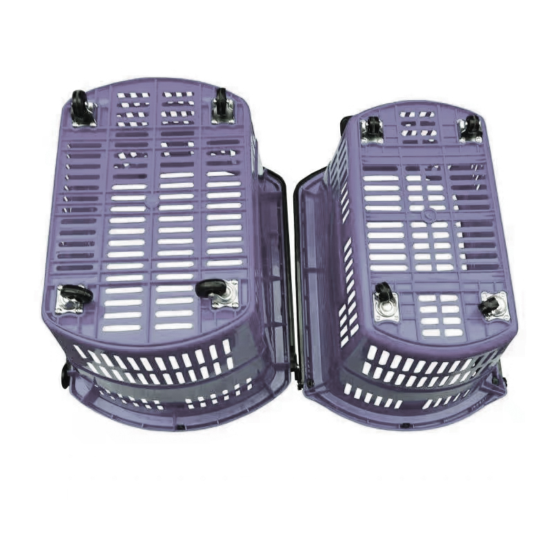 GuichangConvenience Store Special Snack ShopBasket and BasketPlastic Trolley Basket with Wheels