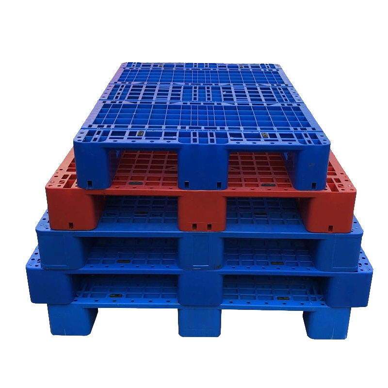 Plastic Pallet Forklift Board Warehouse Pad Moisture-proof Board Rubber Pallet Goods Stack Shelves Storage Pad Warehouse Board C