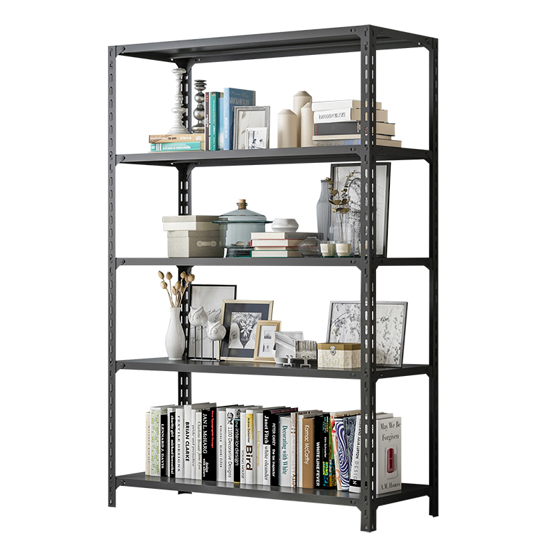 Guichang Light Duty 5-Layer Steel Gondola Rack Supermarket Warehouse Iron Stacking Shelves for Home Storage Grocery Storage Racks