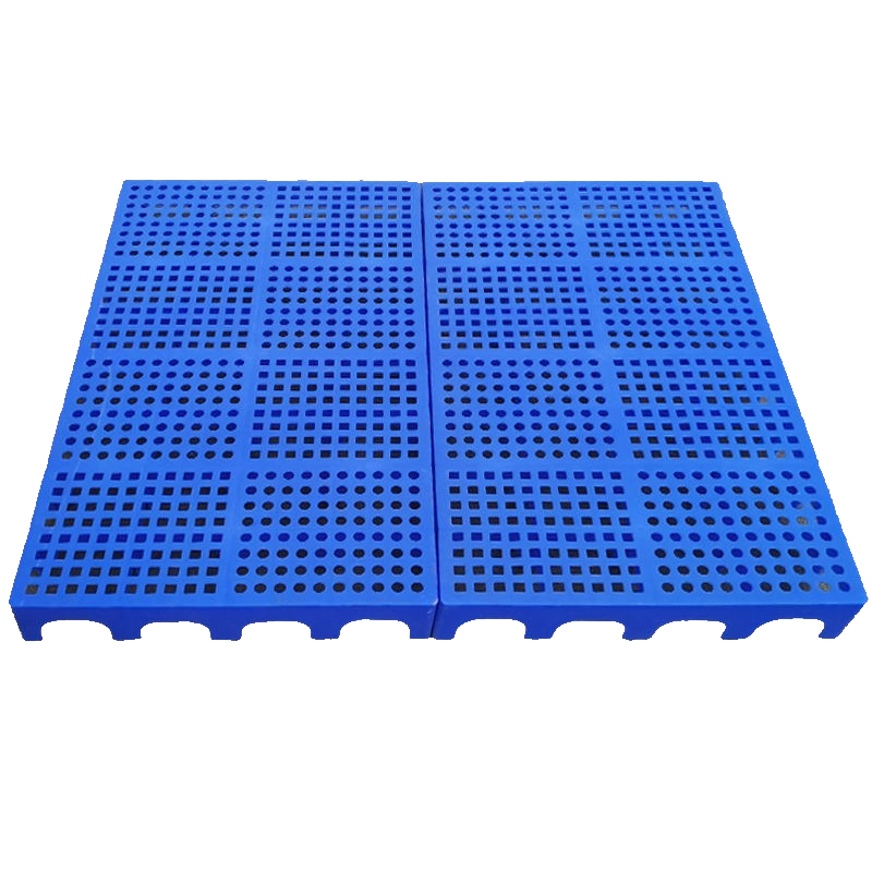 Plastic Pallet Forklift Board Warehouse Pad Moisture-proof Board Rubber Pallet Goods Stack Shelves Storage Pad Warehouse Board C