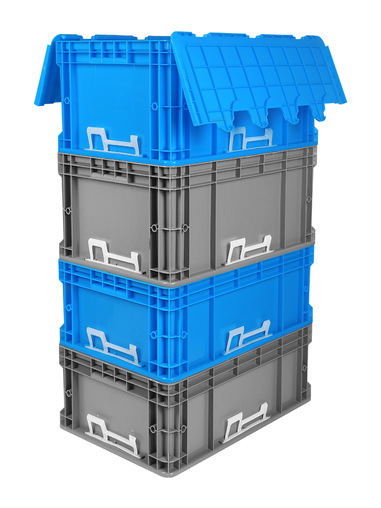 Large Thick Plastic Turnover Basket Rectangular Factory Turnover Box Storage Basket Storage Plastic Basket Logistics Express Car