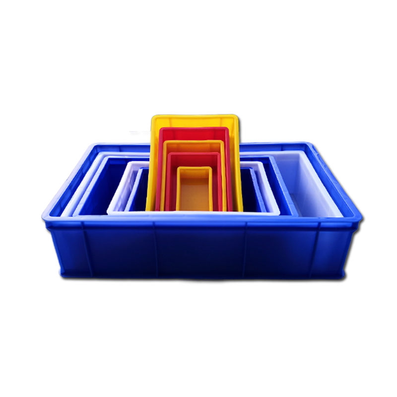 Turnover Box Rectangular Storage Plastic Frame Warehouse Material Sorting and Transportation Thickened Industrial Logistics Box