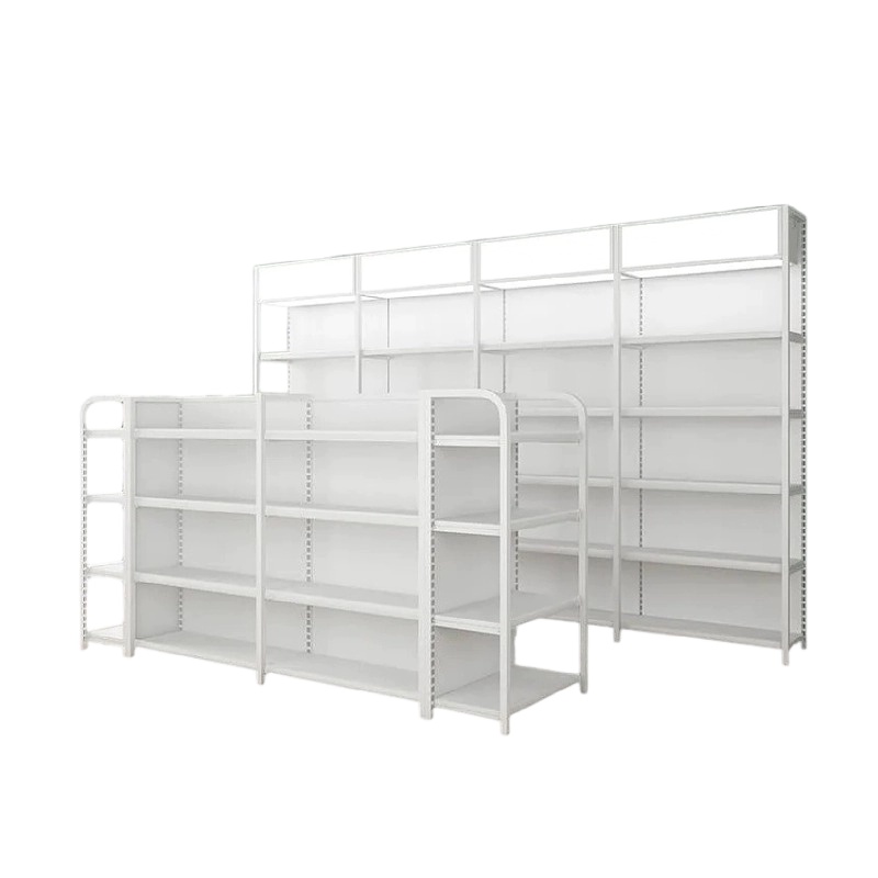 Guichang Four-pillar Shelf Board Can Be Installed With Protective Fence to Prevent Goods From Falling for Supermarket