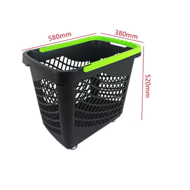 Guichang Supermarket Shelf Supermarket Equipment Shopping Basket Hand Pull Basket Integrated Molding Strong Load Bearing
