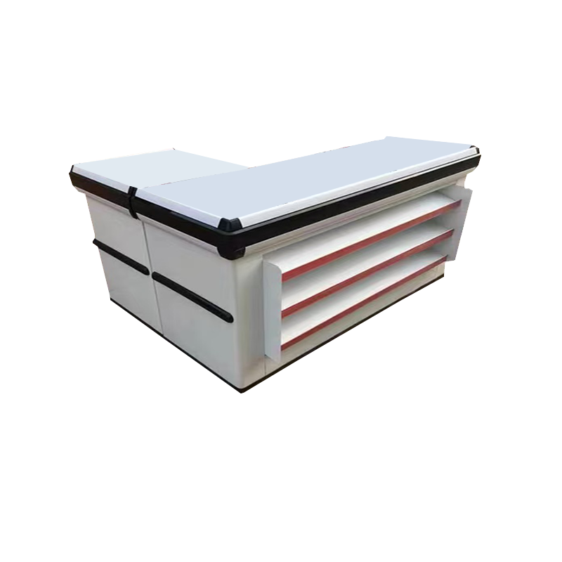 Guichang Supermarket Convenience Store bar Corner Combination Cashier Density Board/fiberboard Free Stainless Steel Cashier