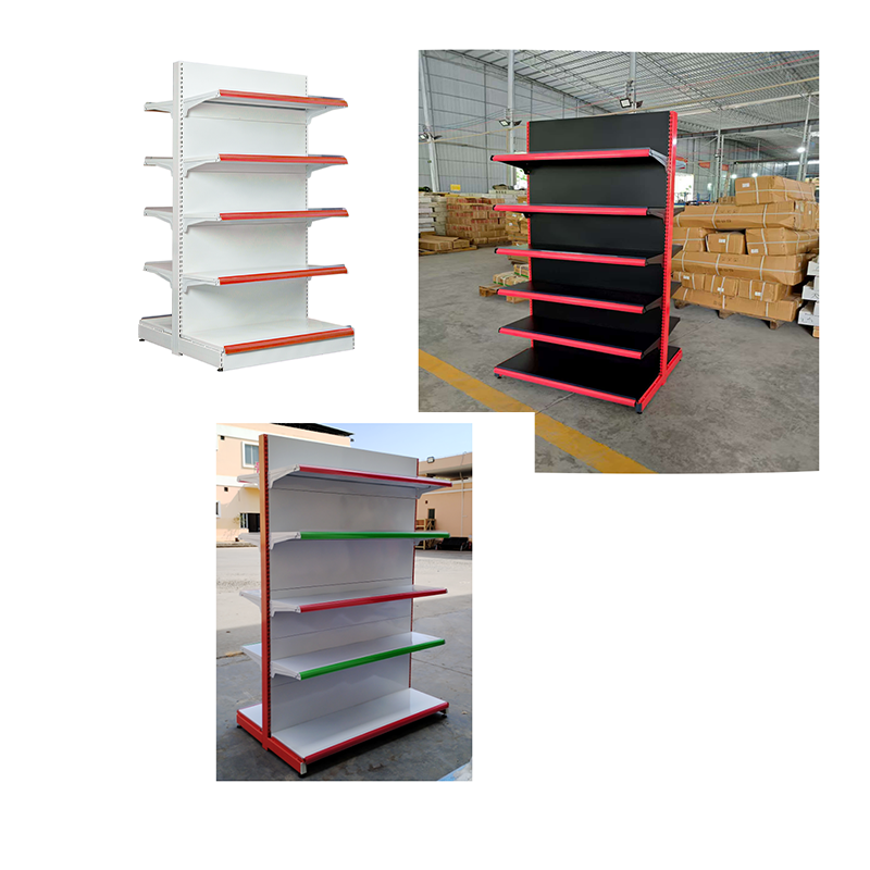 60KG Wholesale Guichang Estantes Layers Black Q235 Steel Light Duty heavy duty, easy assembly supermarket display racks